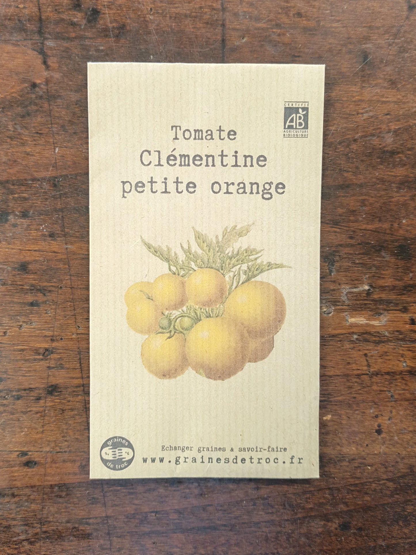 Tomate Clémentine petite orange