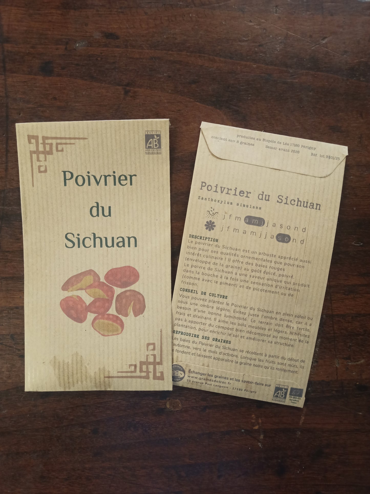 Poivrier du Sichuan