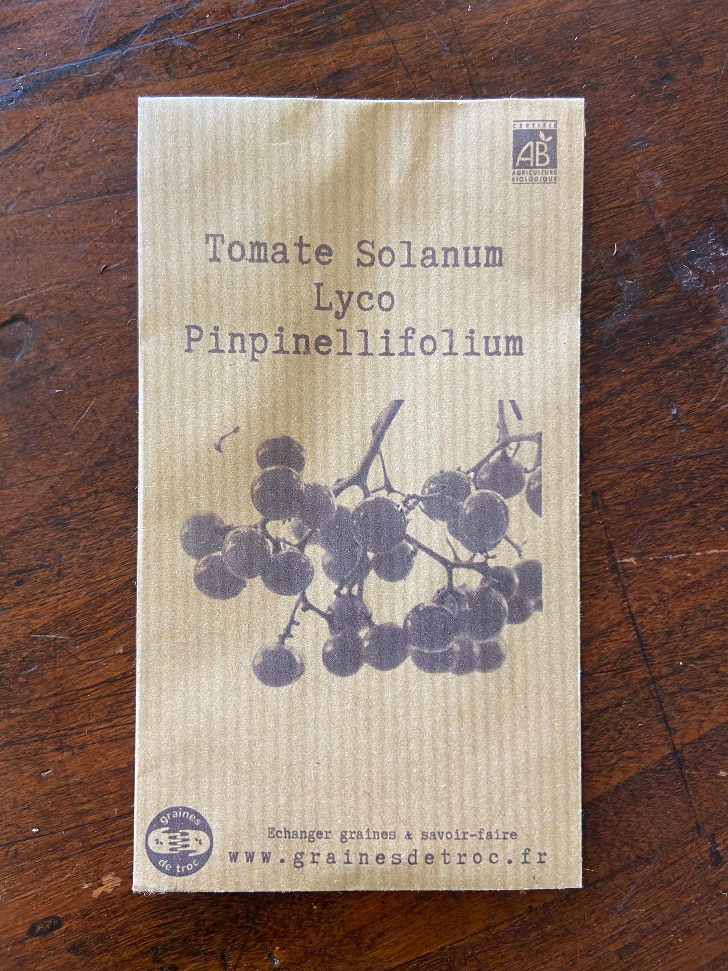Tomate Solanum Lyco Pinpinellifolium