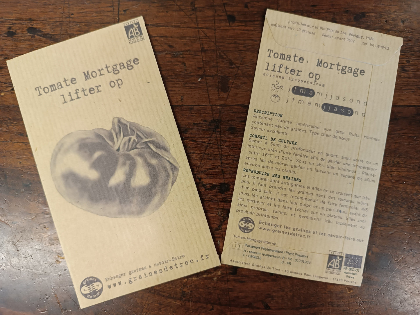 Tomate Mortage lifter op