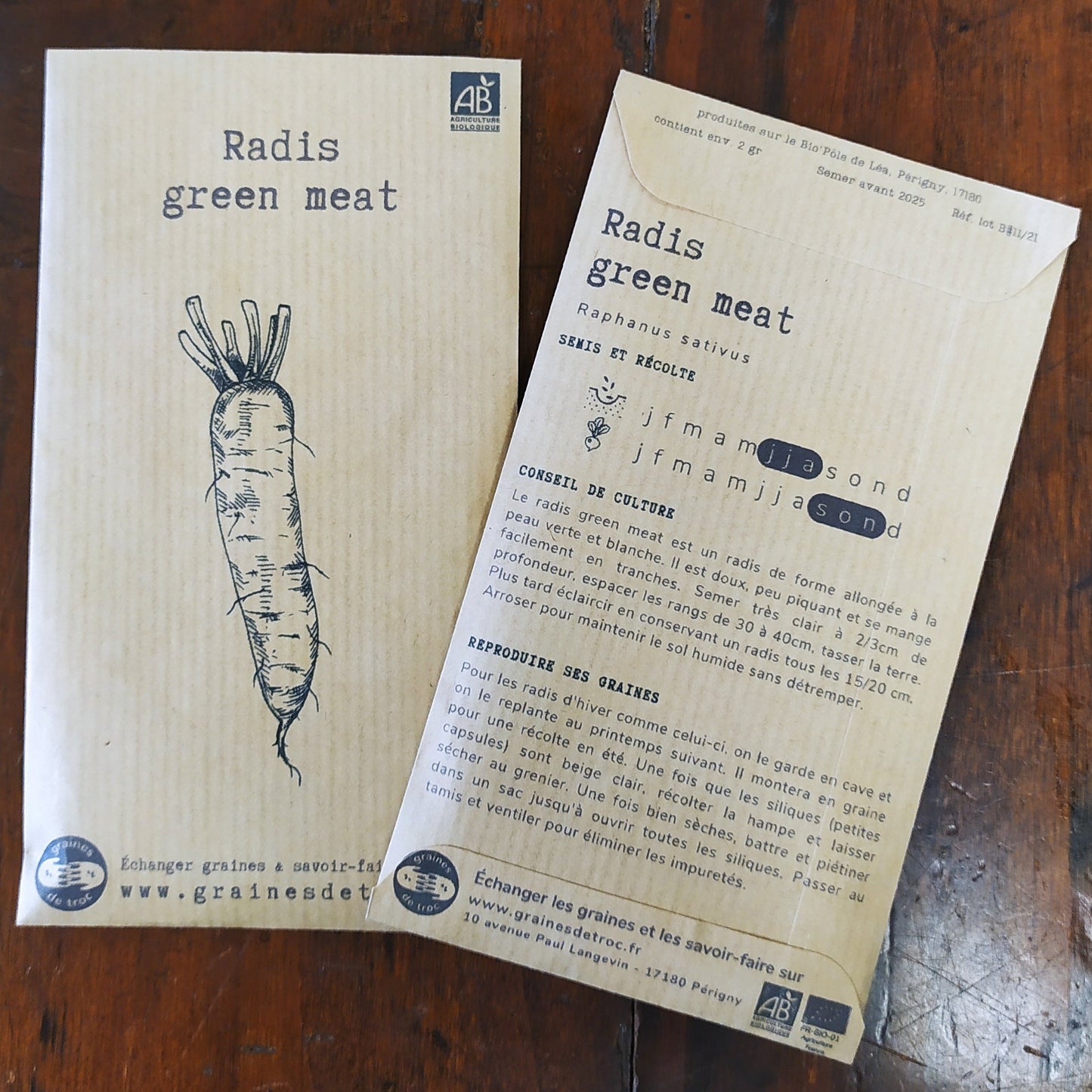 Radis green meat