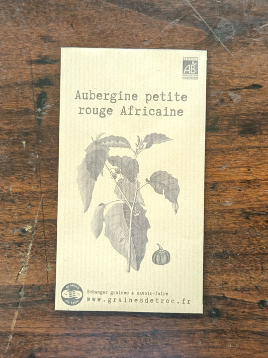 Aubergine petite rouge Africaine