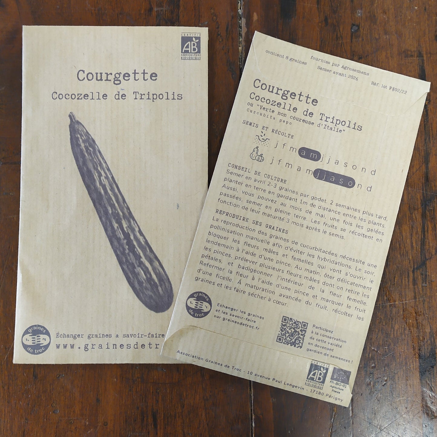 Courgette Cocozelle de Tripolis