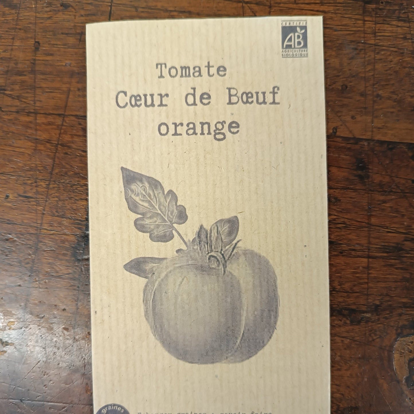 Tomate Coeur de bœuf orange