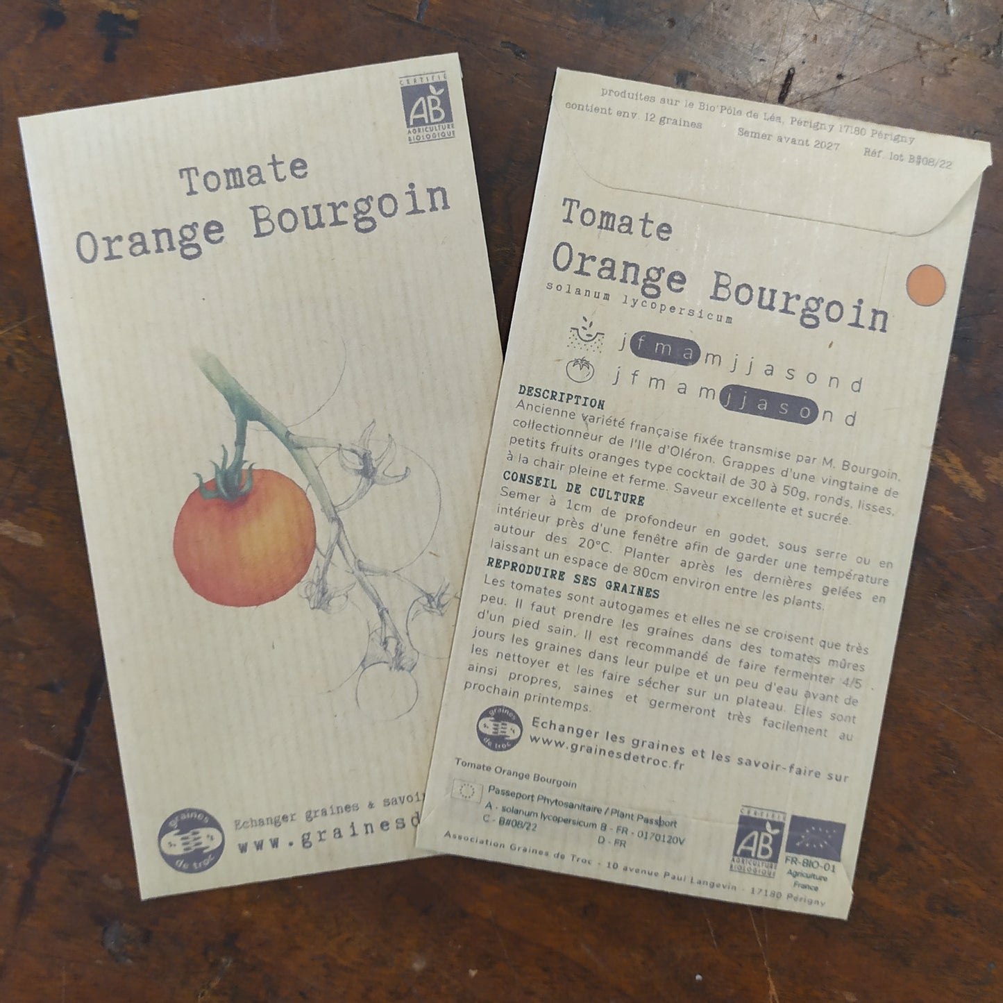 Tomate Orange Bourgoin