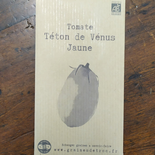 Tomate téton de Vénus Jaune