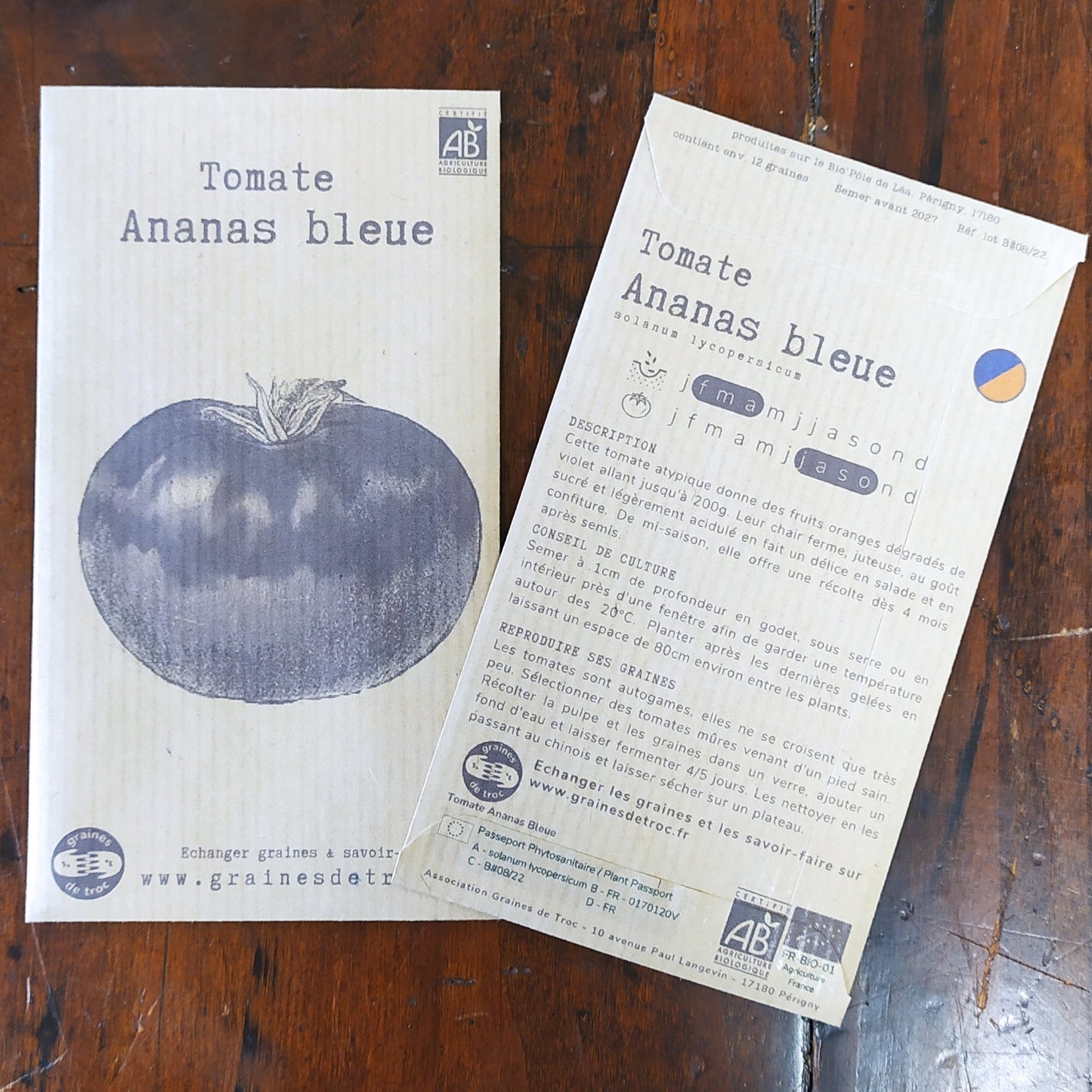 Tomate Ananas bleue